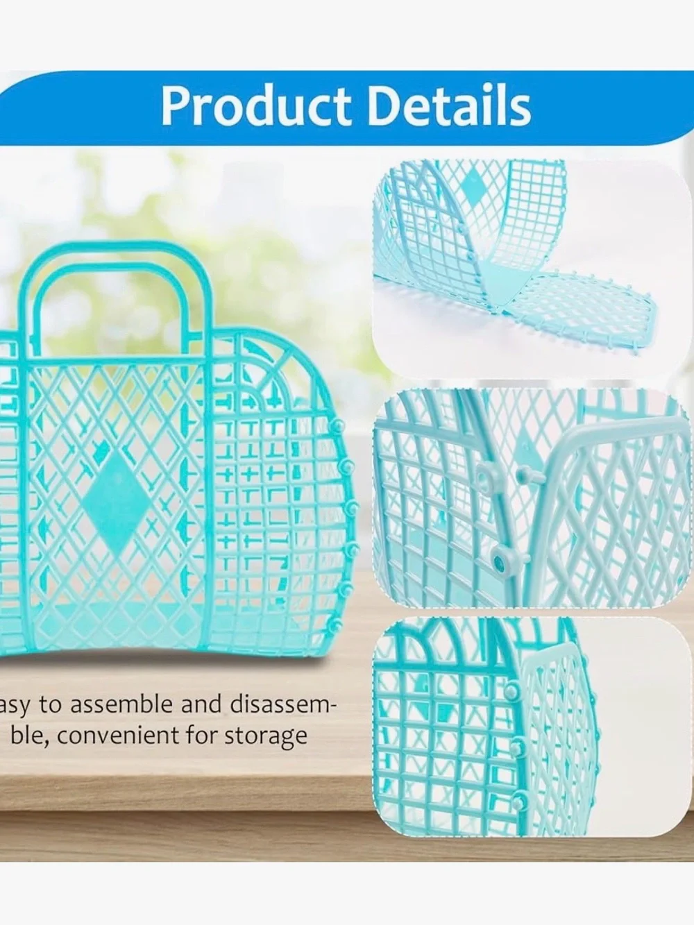 Woven Lattice Handbag in Multiple Colors - Picture 3 of 3